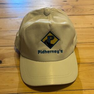 Pidherney's White Leather Cap
